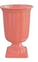 Vaso Romano de Plástico Rosê - Neide Locações pegue e Monte 