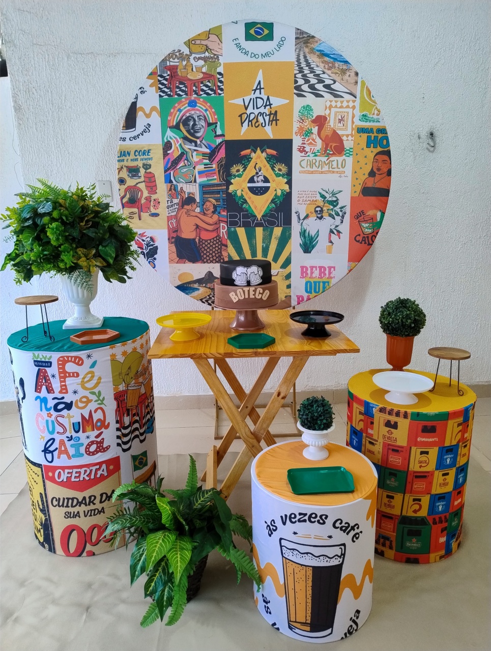 Kit Pegue E Monte Brasilidade - Premium - Neide Locações pegue e Monte 