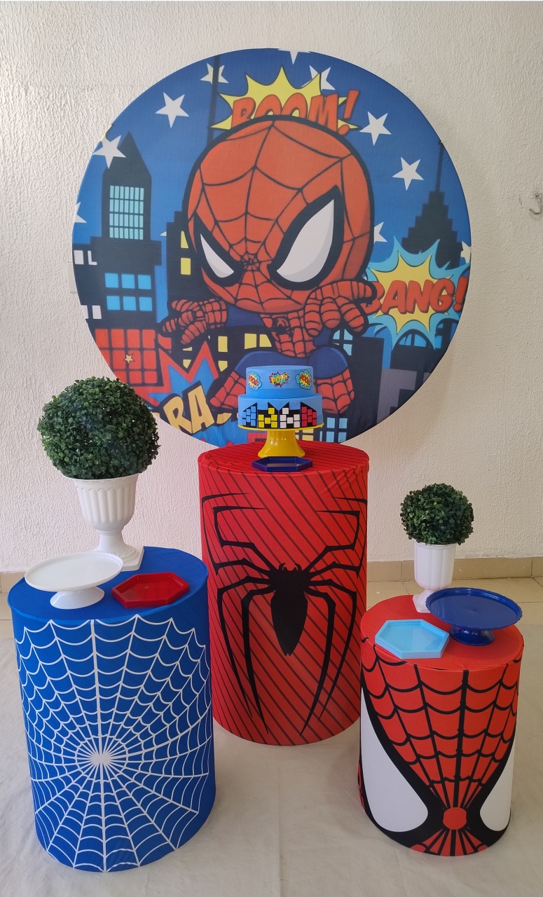 Kit Pegue E Monte Homem Aranha Spiderman Baby - Clássico - Neide Locações pegue e Monte 