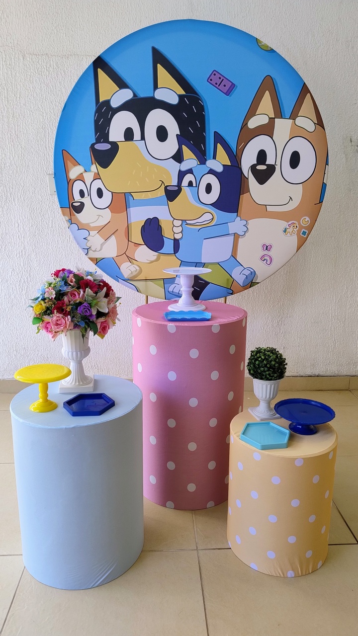 Kit Pegue E Monte Bluey -Tradicional - Neide Locações pegue e Monte 