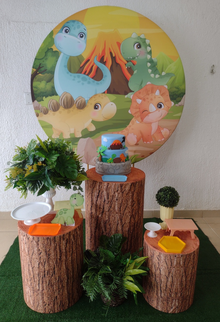 Kit Pegue E Monte Dino Baby - Clássico - Neide Locações pegue e Monte 