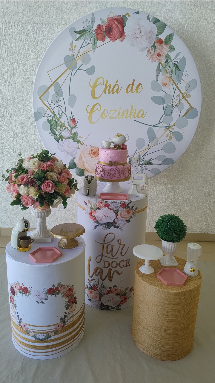 Kit Pegue E Monte Chá de Cozinha - Clássico - Neide Locações pegue e Monte 