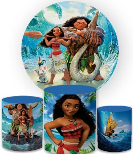 Capa de Painel E Cilindros Moana - Neide Locações pegue e Monte 