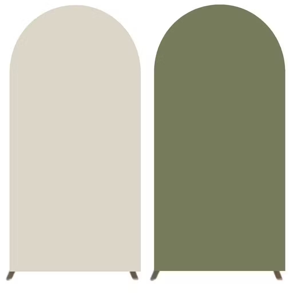 Capa Painel Romano Dupla Face Verde Com Bege - Neide Locações pegue e Monte 
