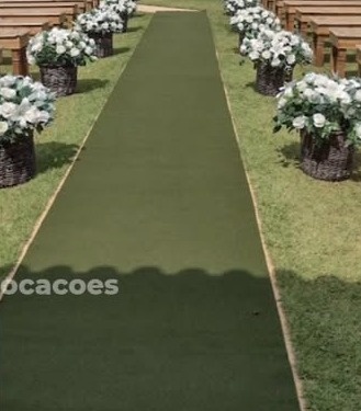 Tapete Cerimônia Verde - Neide Locações pegue e Monte 
