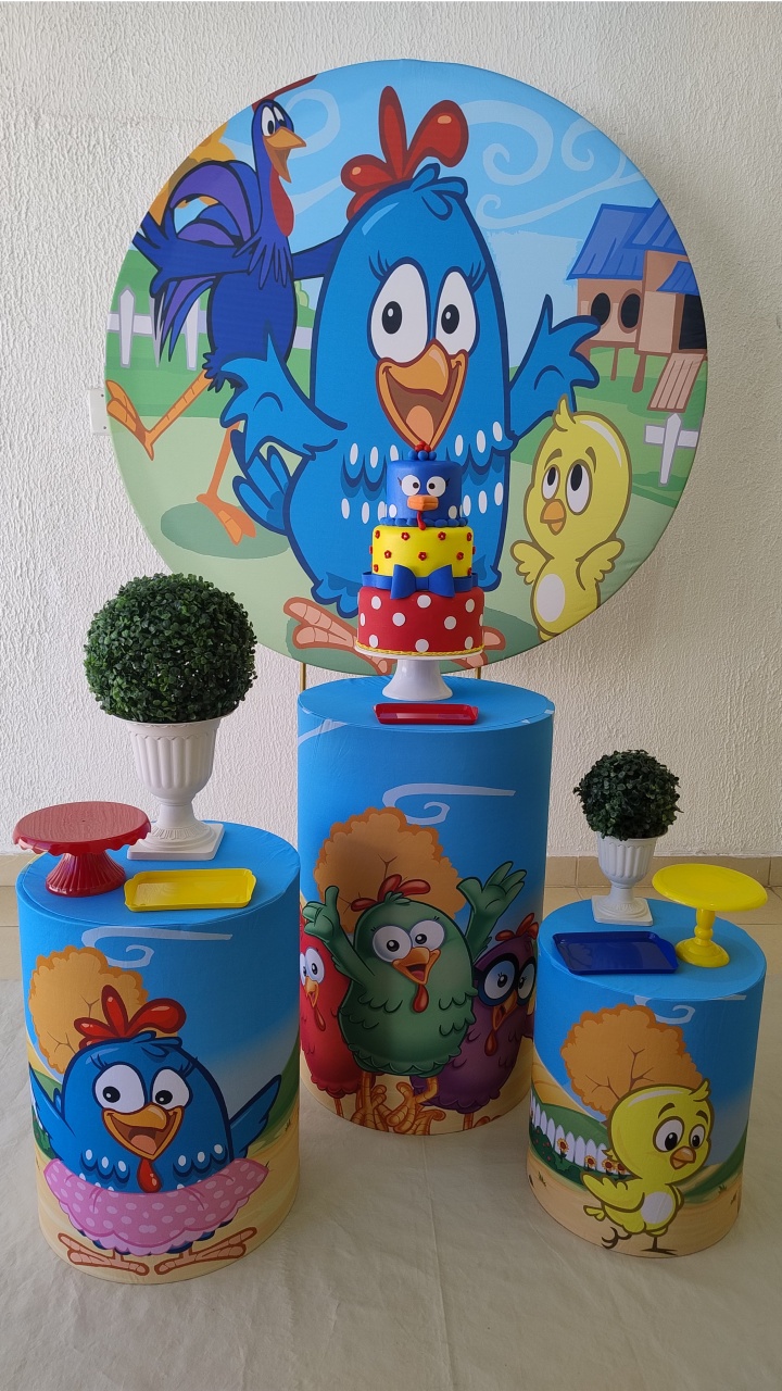 Kit Pegue E Monte Galinha Pintadinha - Clássico - Neide Locações pegue e Monte 