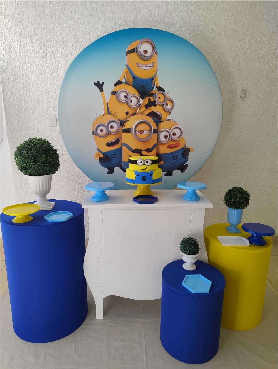 Kit Pegue E Monte Minions - Premium - Neide Locações pegue e Monte 