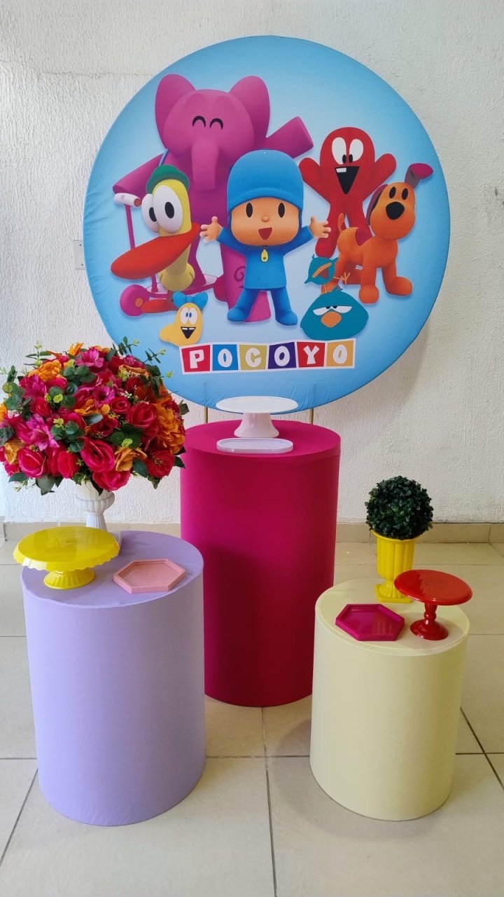 Kit Pegue E Monte Pocoyo Menina - Tradicional - Neide Locações pegue e Monte 
