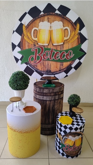 Kit Pegue E Monte Boteco Canecas de Cerveja - Tradicional - Neide Locações pegue e Monte 
