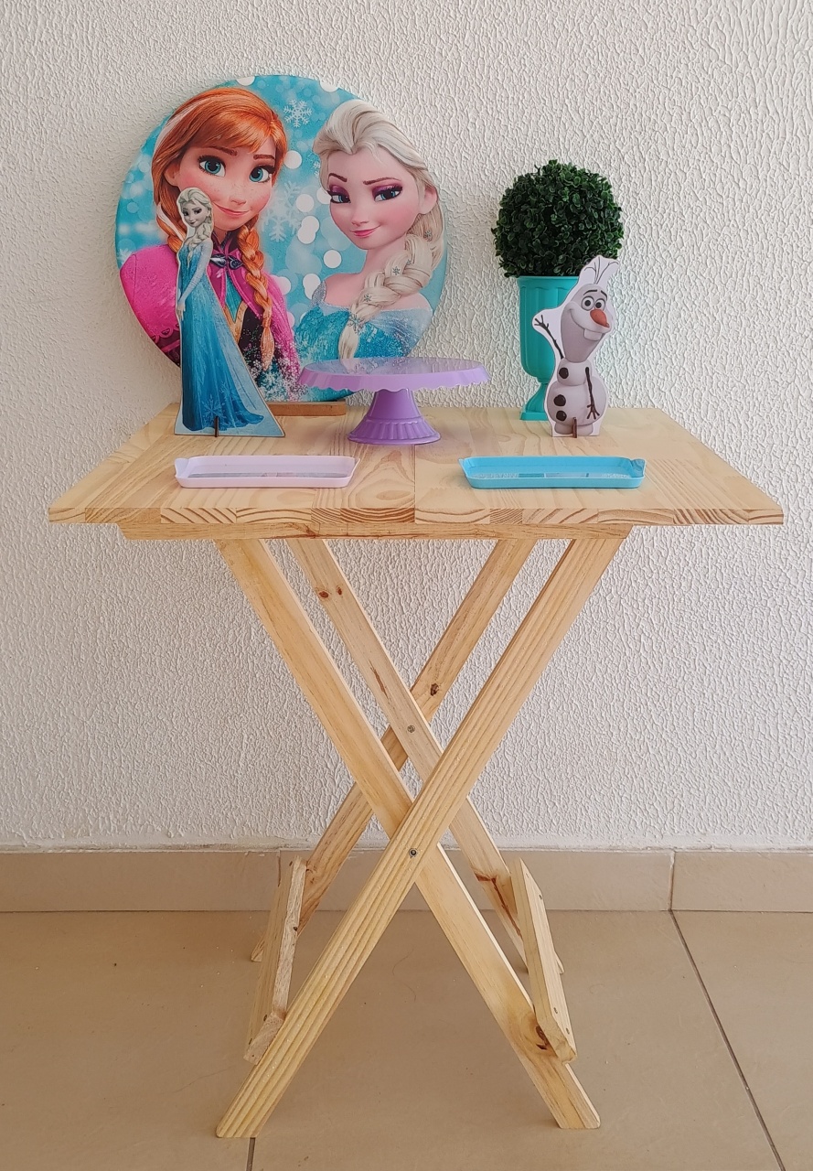  Mini Kit - Festa Na Mesa - Frozen - Neide Locações pegue e Monte 