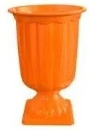 Vaso Romano Laranja Neon - Neide Locações pegue e Monte 