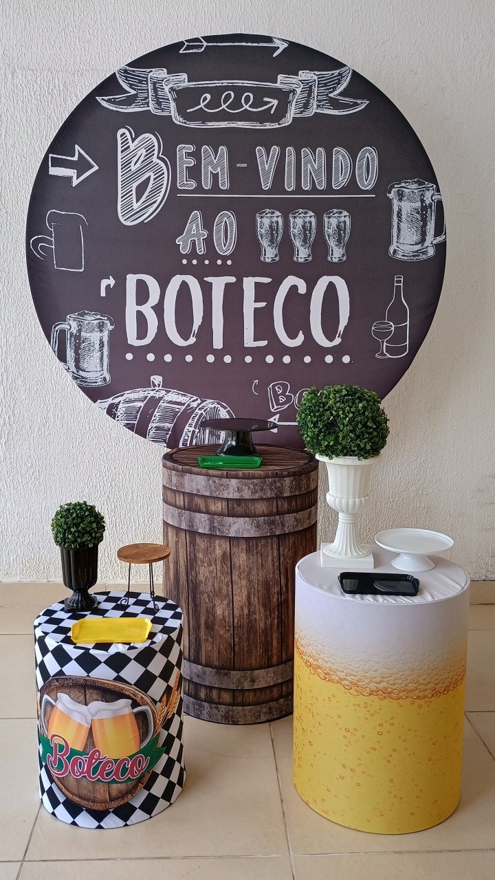 Kit Pegue E Monte - Bem Vindo Ao Boteco (Tradicional) - Neide Locações pegue e Monte 