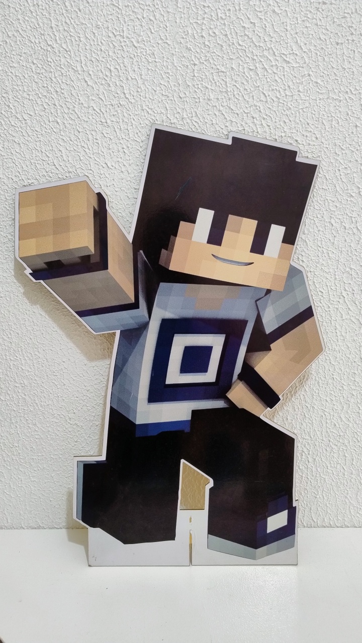 Displays de Chão E de Mesa Minecraft - Neide Locações pegue e Monte 
