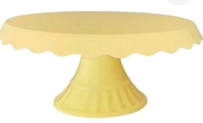 Suporte de Doces Babado Amarelo Candy - Neide Locações pegue e Monte 