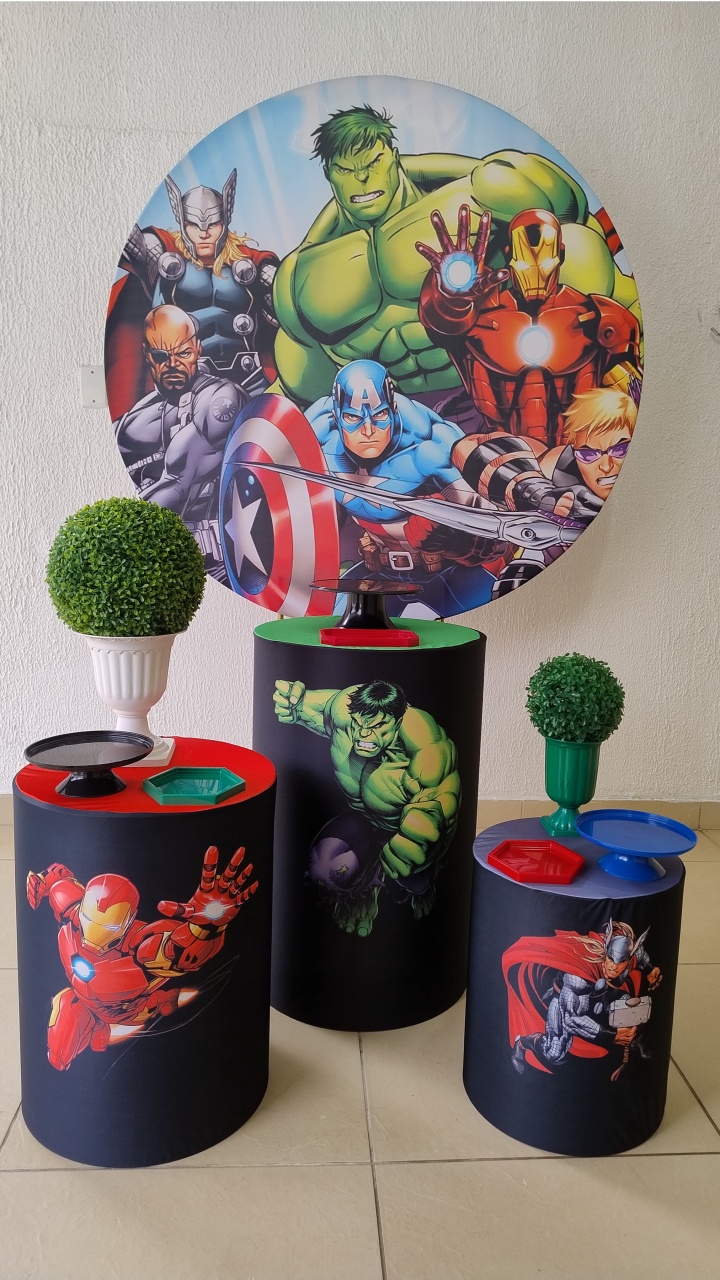 Kit Pegue E Monte Os Vingadores - Tradicional - Neide Locações pegue e Monte 