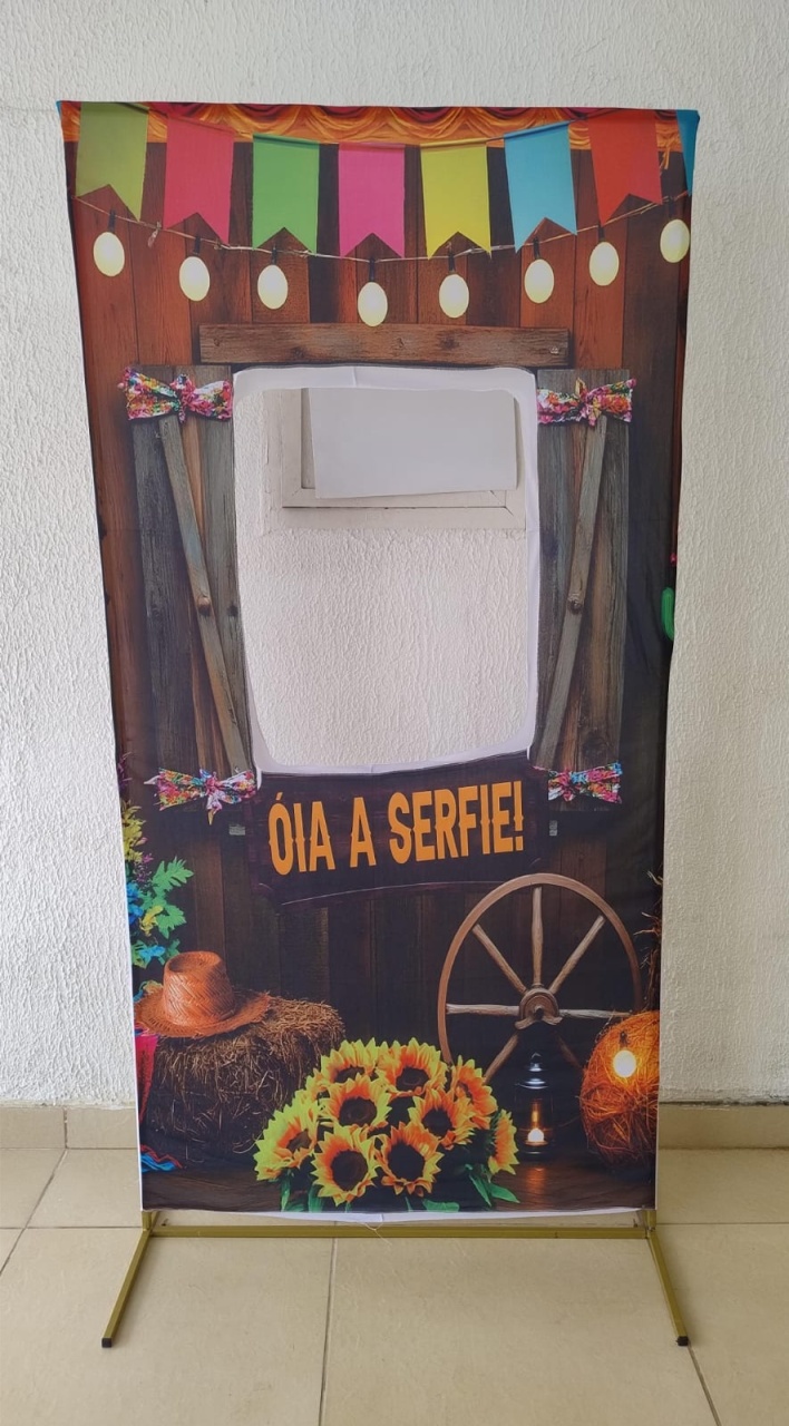 Painel Interativo Para Fotos Festa Junina - Neide Locações pegue e Monte 