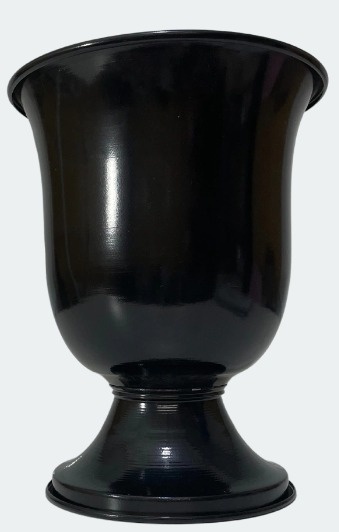 Vaso Médio Alumínio Preto - Neide Locações pegue e Monte 