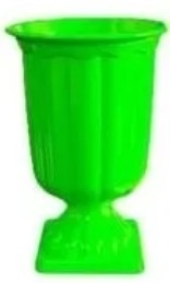 Vaso Romano Verde Neon - Neide Locações pegue e Monte 
