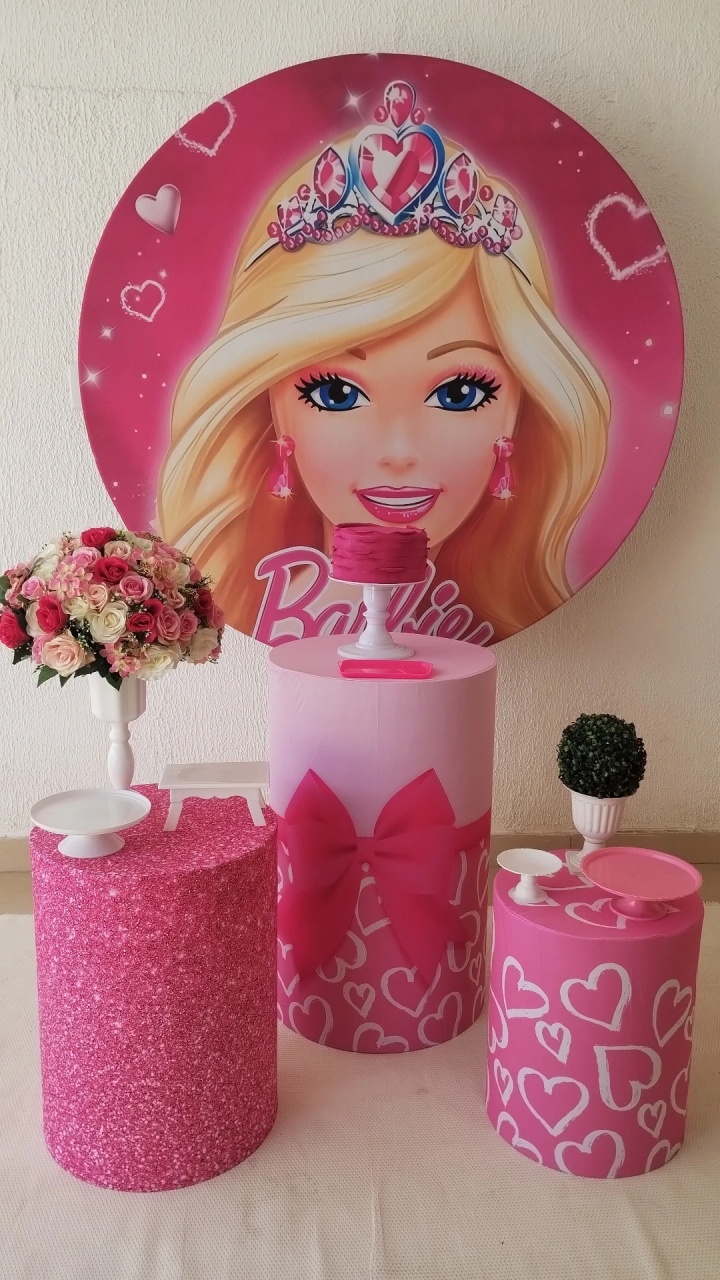 Kit Pegue E Monte Boneca Barbie - Clássico - Neide Locações pegue e Monte 