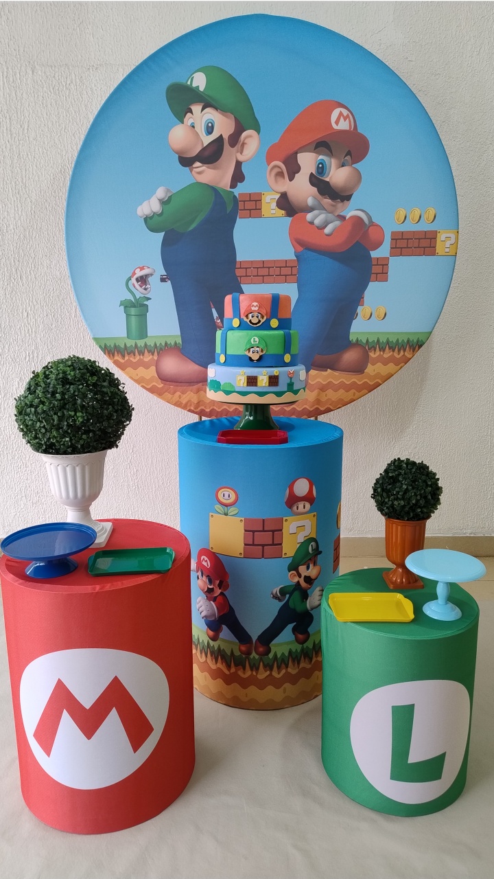 Kit Pegue E Monte Mário E Luigi - Clássico - Neide Locações pegue e Monte 