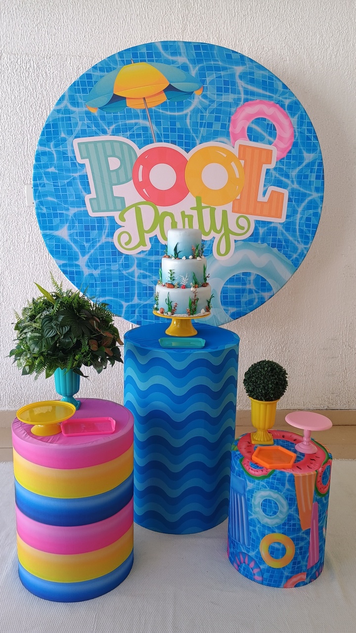 Kit Pegue E Monte - Pool Party (Clássico) - Neide Locações pegue e Monte 