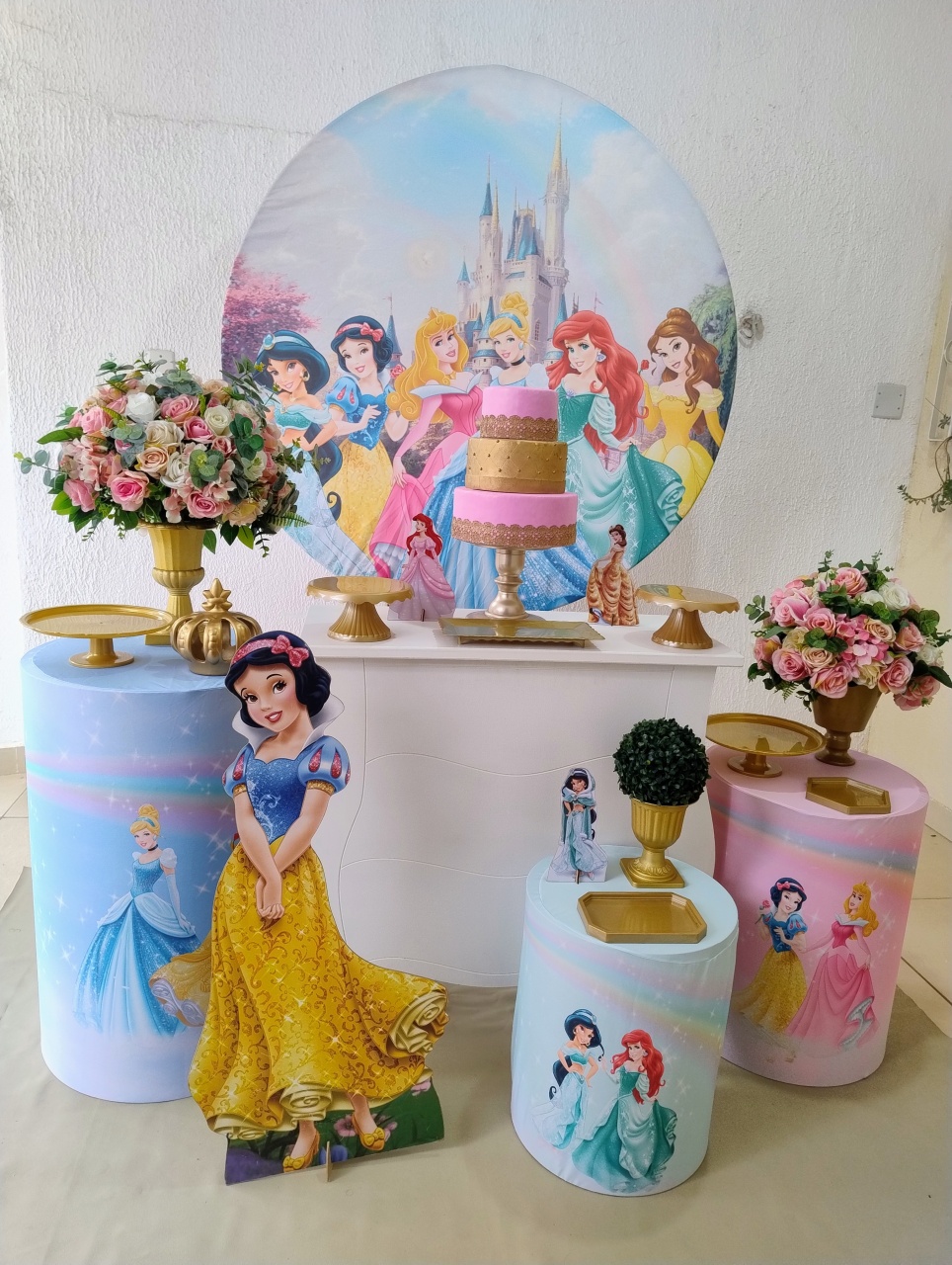 Kit Pegue E Monte Princesas - Luxo - Neide Locações pegue e Monte 