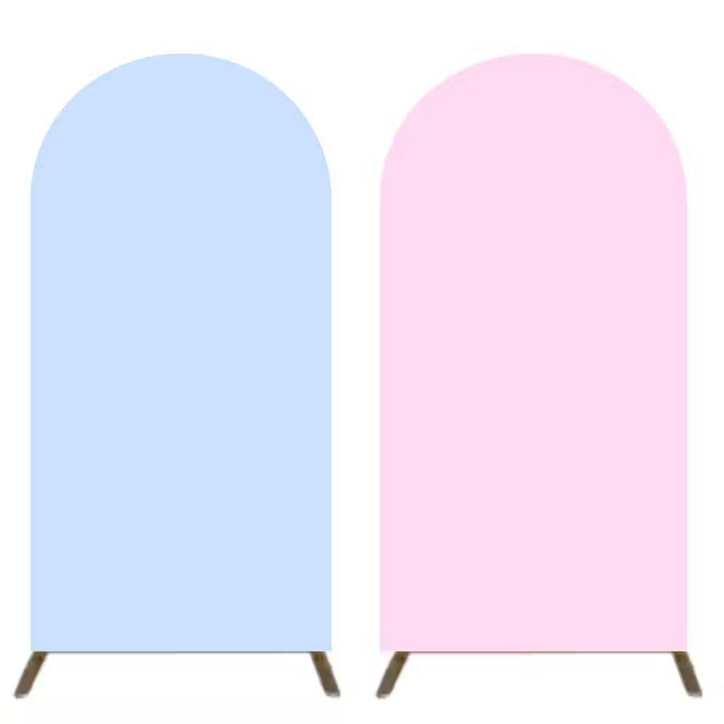Capa Painel Romano Dupla Face Azul E Rosa - Neide Locações pegue e Monte 