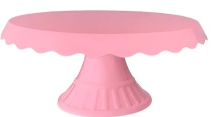 Suporte de Doces Babado Rosa - Neide Locações pegue e Monte 