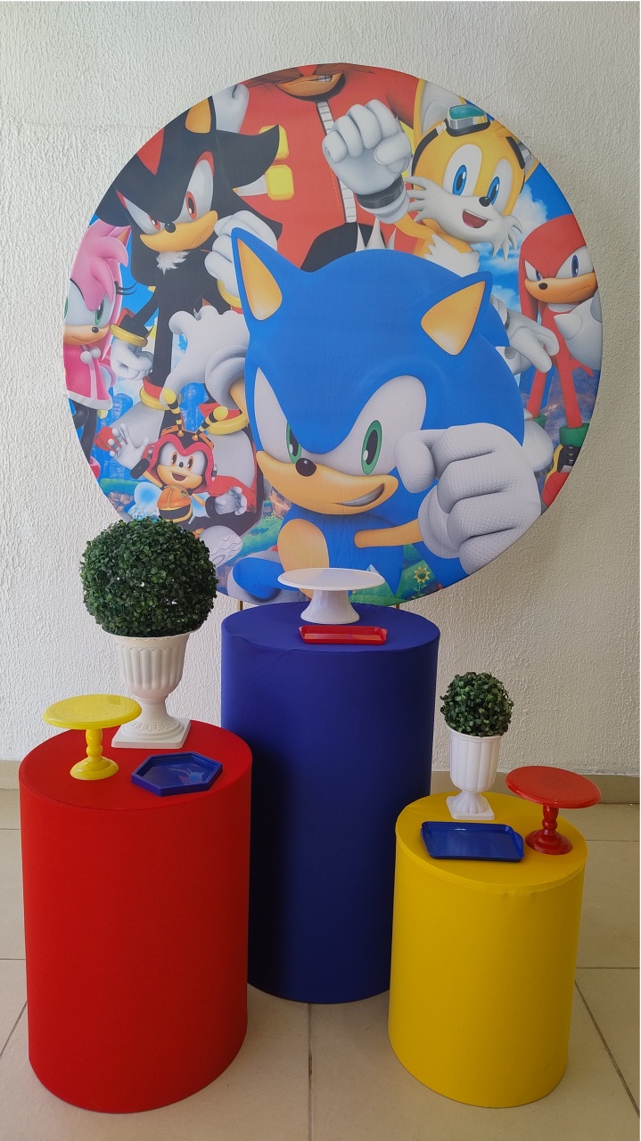 Kit Pegue E Monte Sonic E Turma - Tradicional - Neide Locações pegue e Monte 