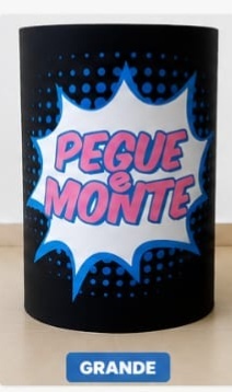 Capa Para Cilindro Grande Do Tema Escolhido - Neide Locações pegue e Monte 
