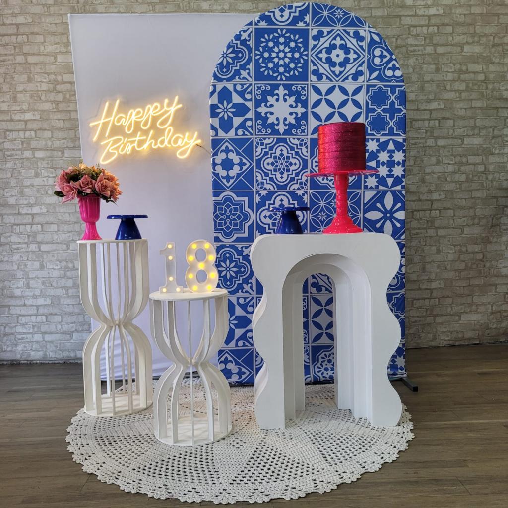 Alugue Tema Para Festa Decoração Mamma Mia Tecido ( Modelo 1 ) - Tallentos Decorações 