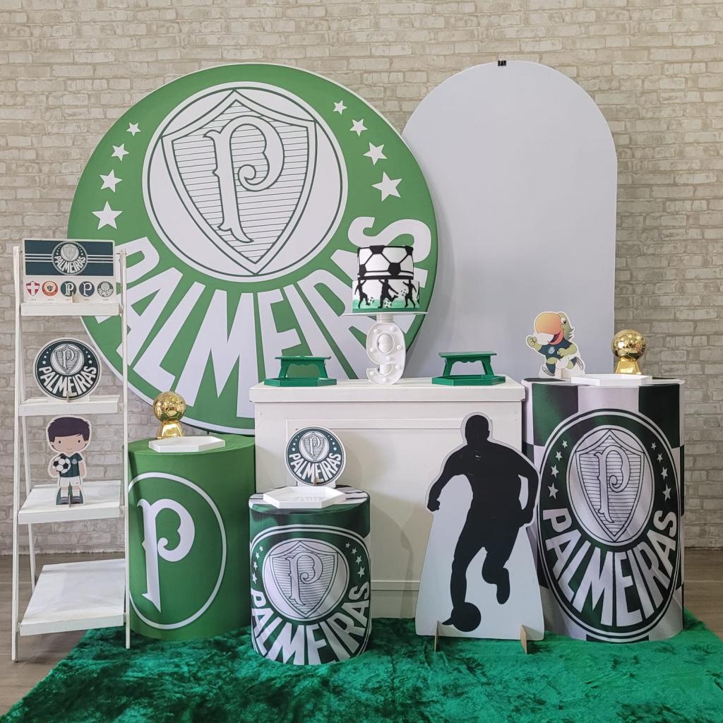 Alugue Tema Para Festa Decoração Palmeiras Tecido ( Modelo 4 ) - Tallentos Decorações 