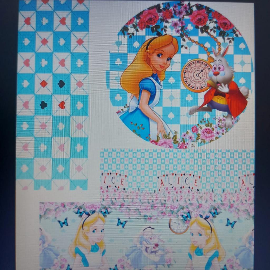 Banner Alice Pais das Maravilhas - Tallentos Decorações 