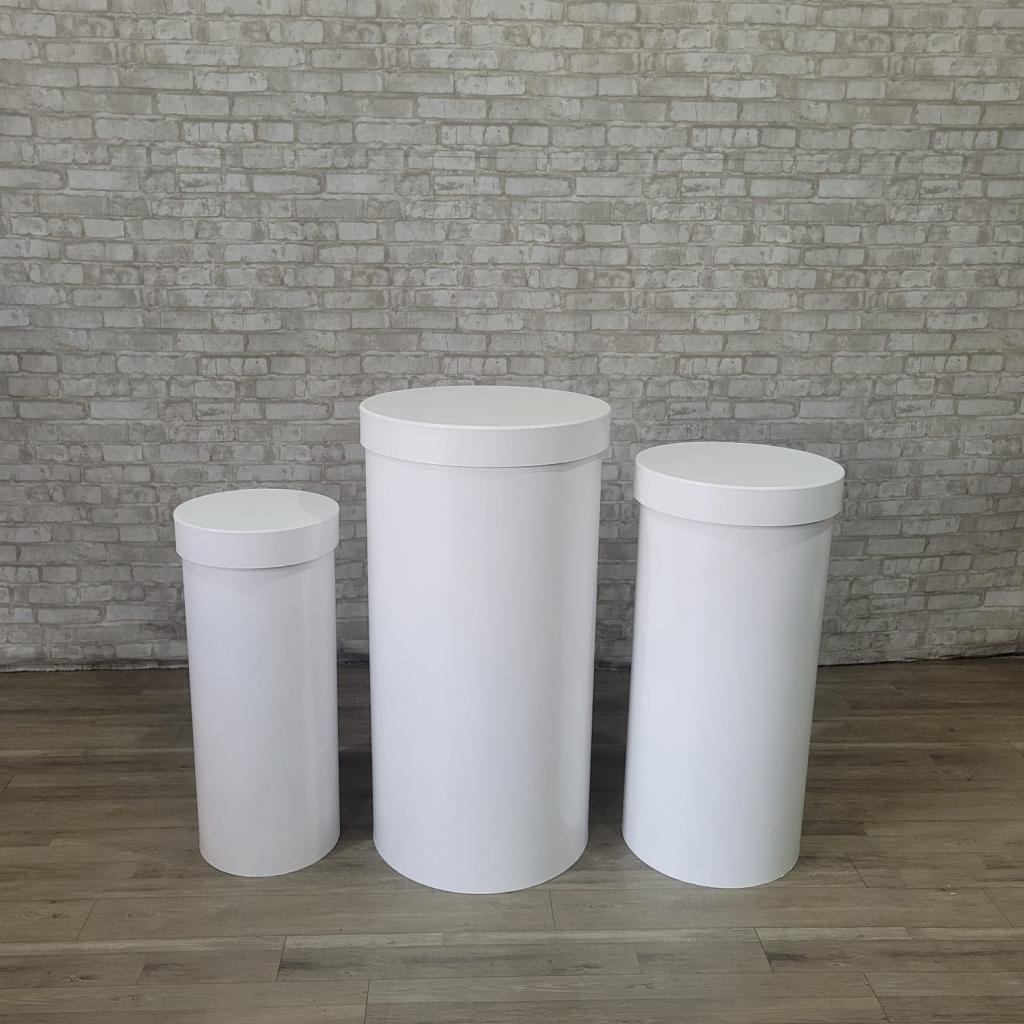 Mesa Trio de Cilindro Alto Fino - Tallentos Decorações 