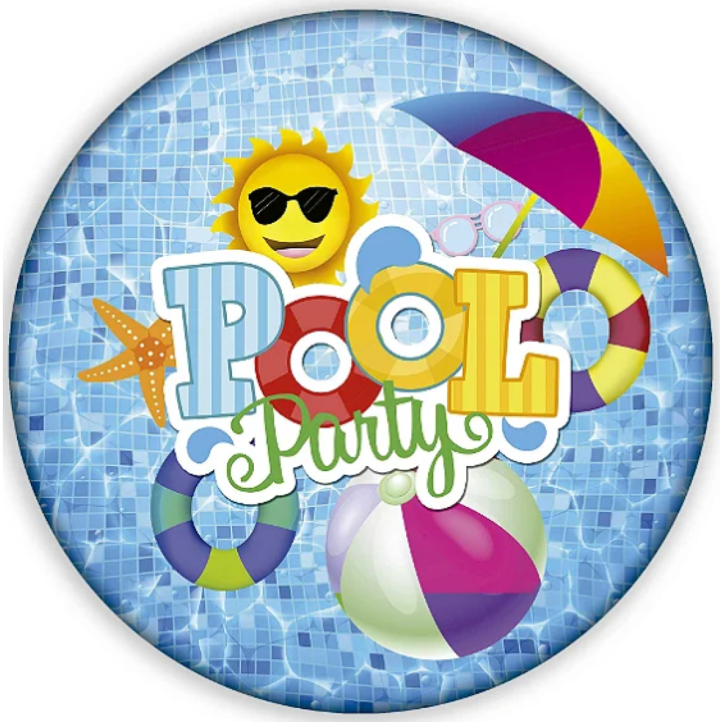 Mini Painel Pool Party (50Cm) - Tallentos Decorações 