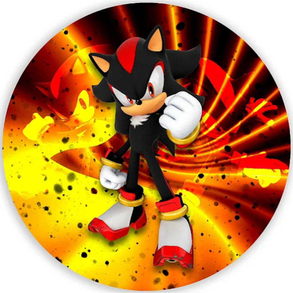 Mini Painel Sonic Vermelho (50Cm) - Tallentos Decorações 