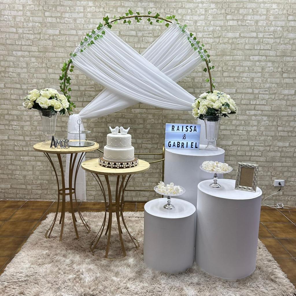 Alugue Uma Decoração Para Casamento Ou Noivado ( Modelo 06 ) - Tallentos Decorações 
