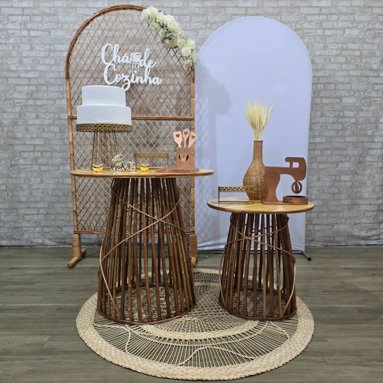 Alugue Tema Para Festa Decoração Chá de Cozinha Tecido ( Modelo 12 ) - Tallentos Decorações 