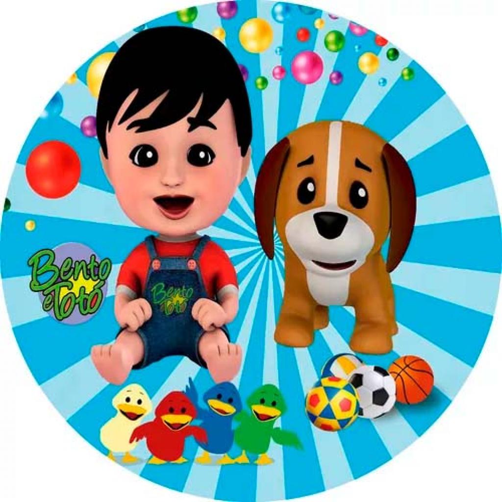 Banner Tema Bento E Toto - Tallentos Decorações 