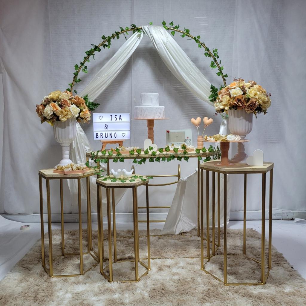 Alugue Uma Decoração Para Casamento Ou Noivado ( Modelo 04 ) - Tallentos Decorações 