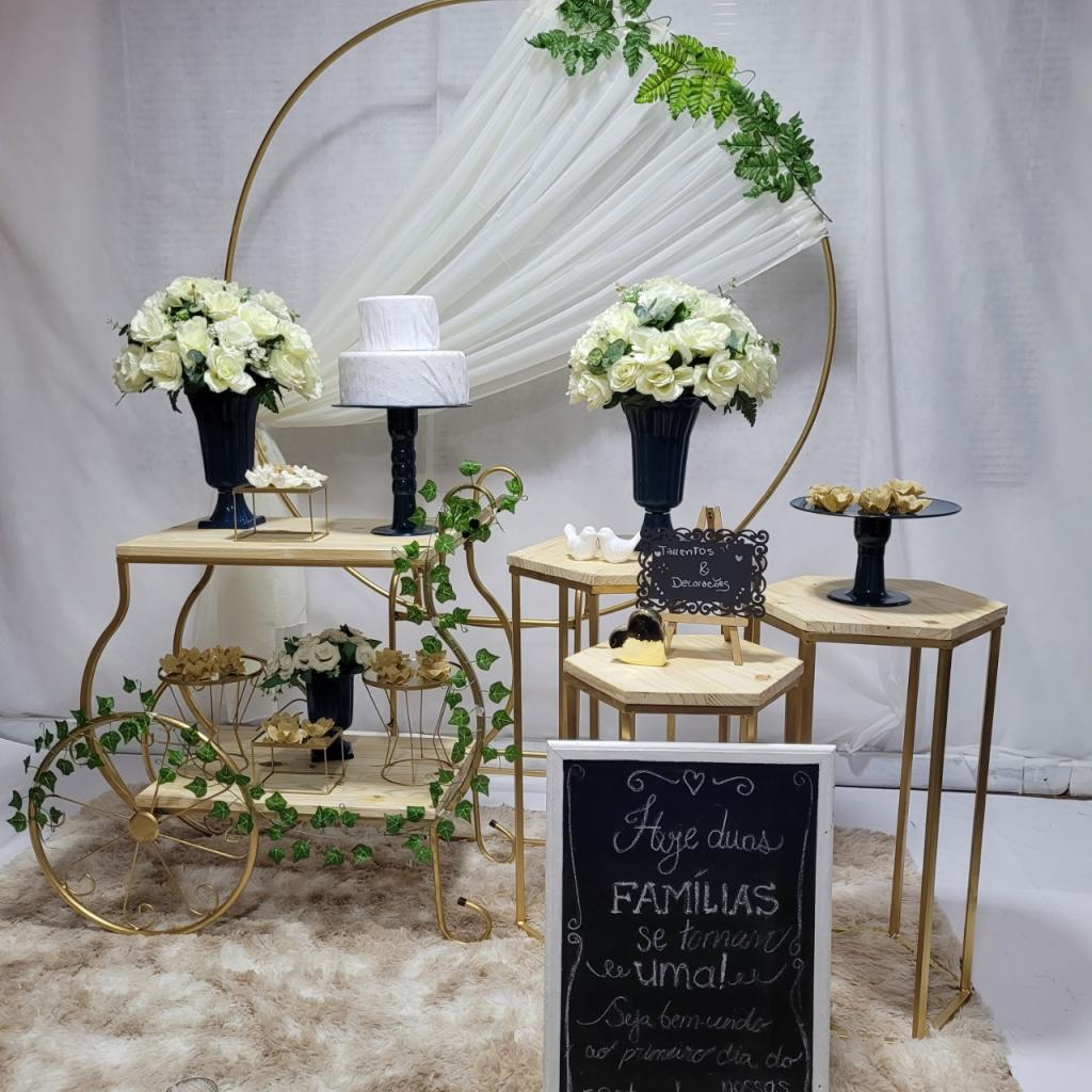 Alugue Uma Decoração Para Casamento Ou Noivado ( Modelo 09 ) - Tallentos Decorações 