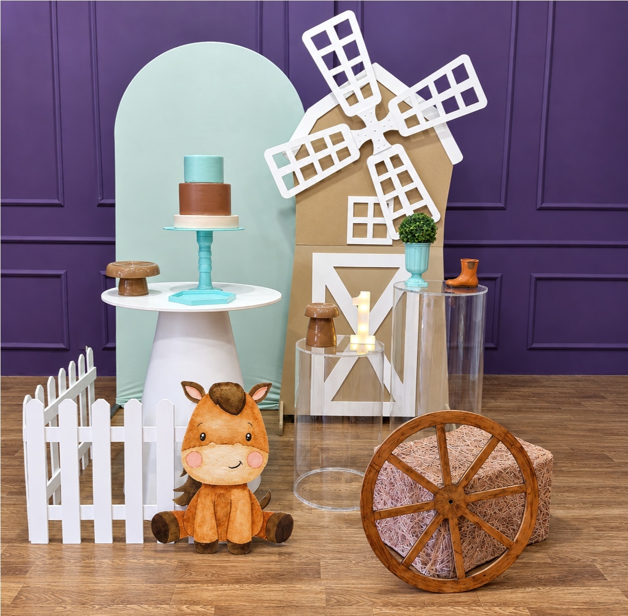 Alugue Tema Para Festa Decoração Fazendinha 5 - Tallentos Decorações 