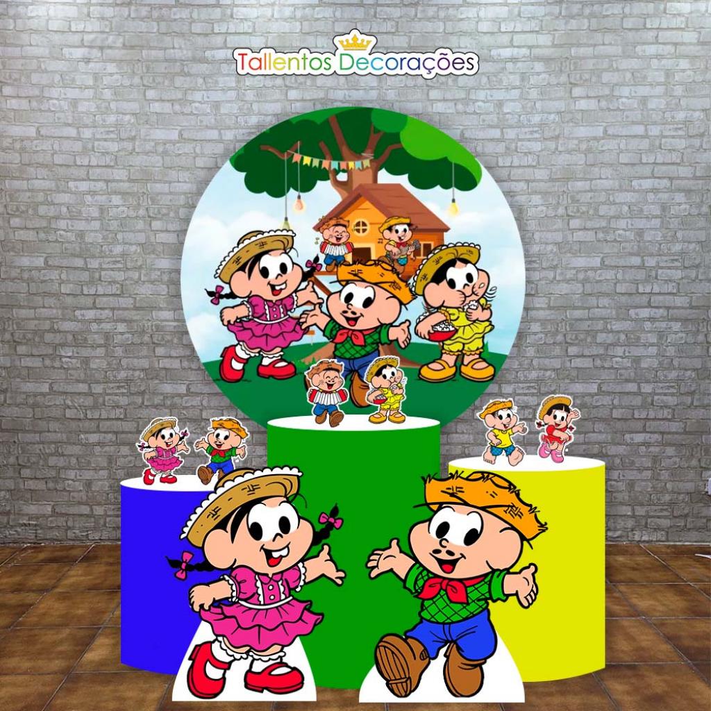Decoração Festa Junina Turma da Mônica - Tallentos Decorações 