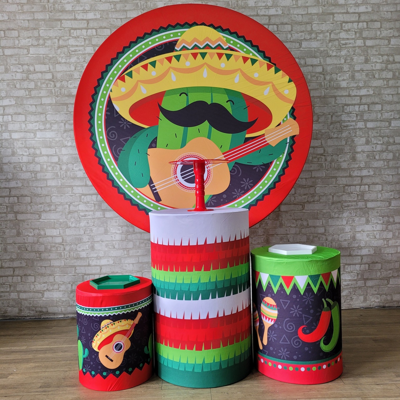 Alugue Tema Para Festa Decoração Mexicano Tecido ( Modelo 1 ) - Tallentos Decorações 