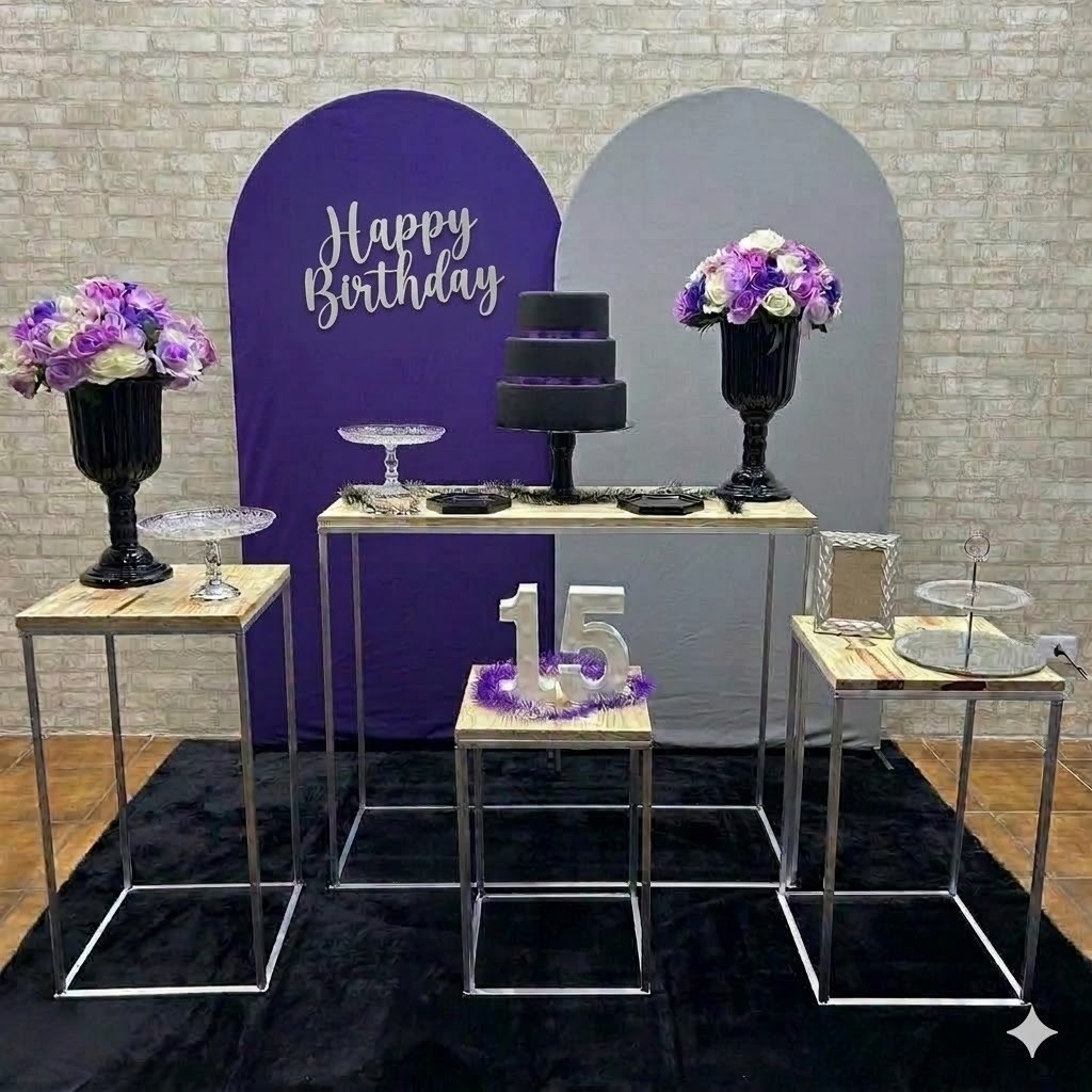 Alugue Tema Para Festa Decoração Euphoria Tecido ( Modelo 3 ) - Tallentos Decorações 