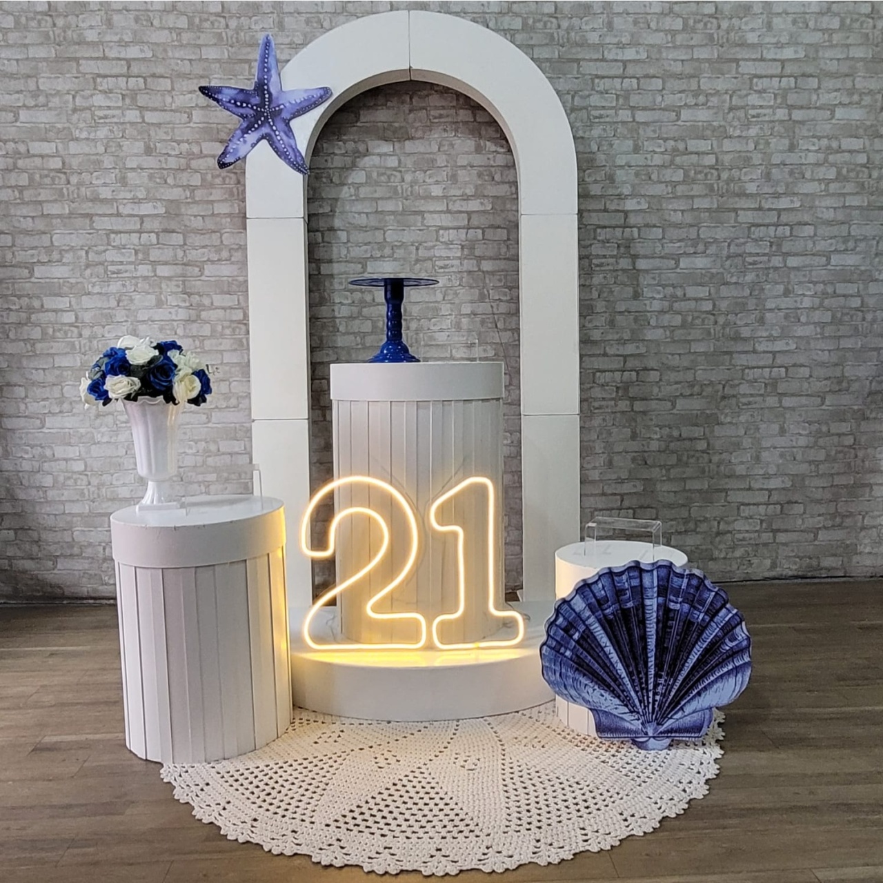 Alugue Tema Para Festa Decoração Happy Fundo Do Mar ( Modelo 6 ) - Tallentos Decorações 