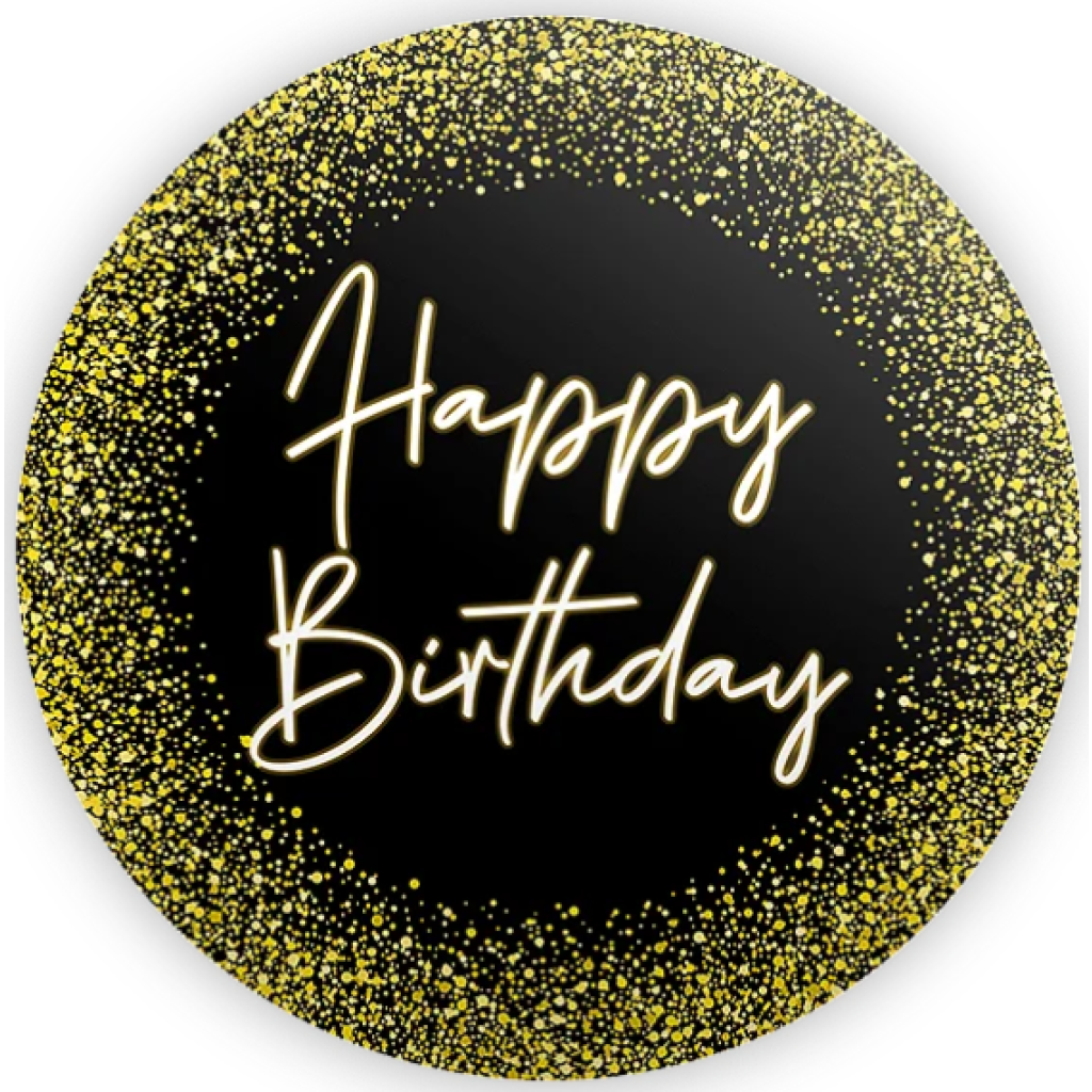 Mini Painel Happy Birthday (50Cm) - Tallentos Decorações 