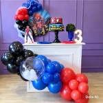 Alugue Tema Para Festa Na Mesa Decoração Homem Aranha - Modelo 2 - imagem 1