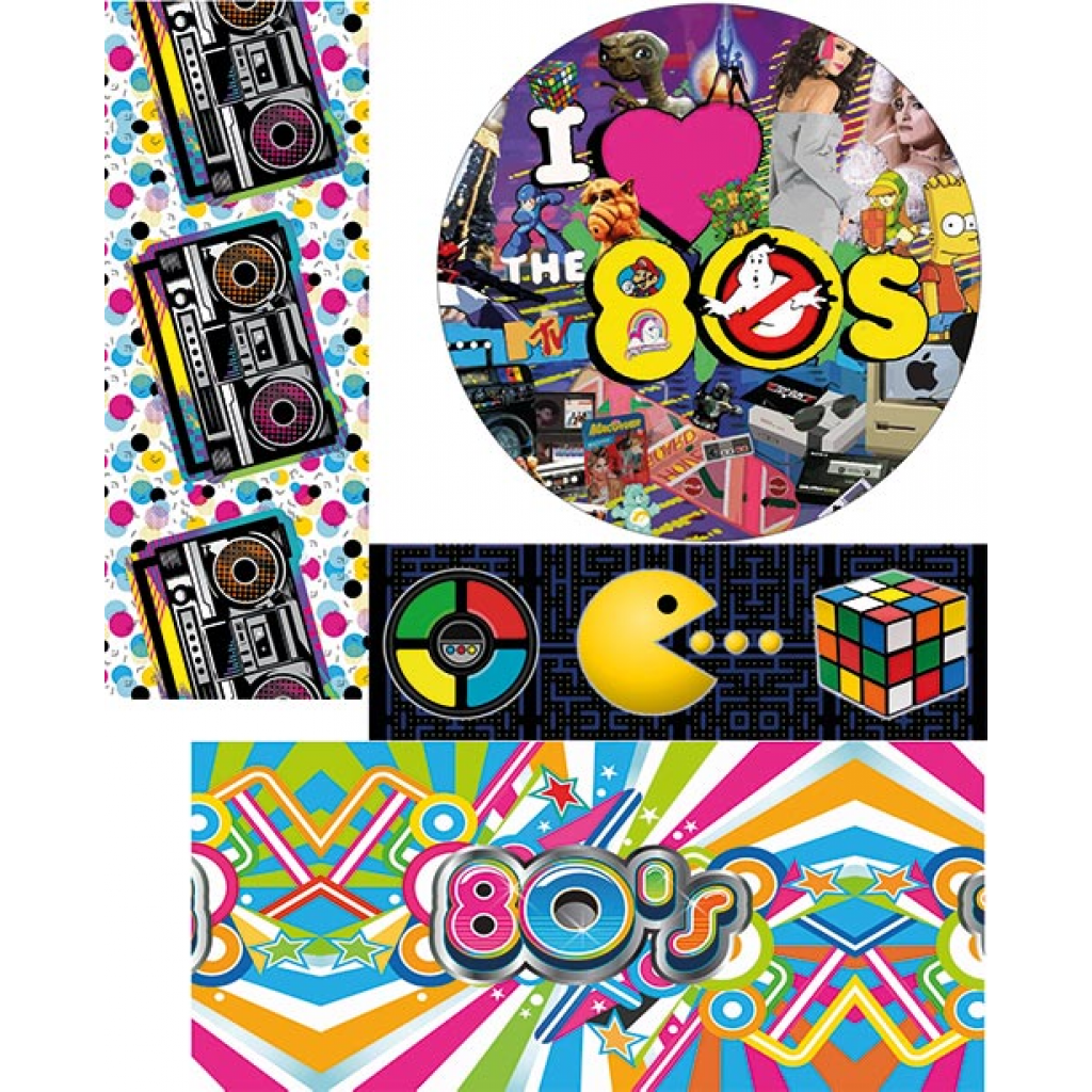 Banner Anos 80 - Tallentos Decorações 