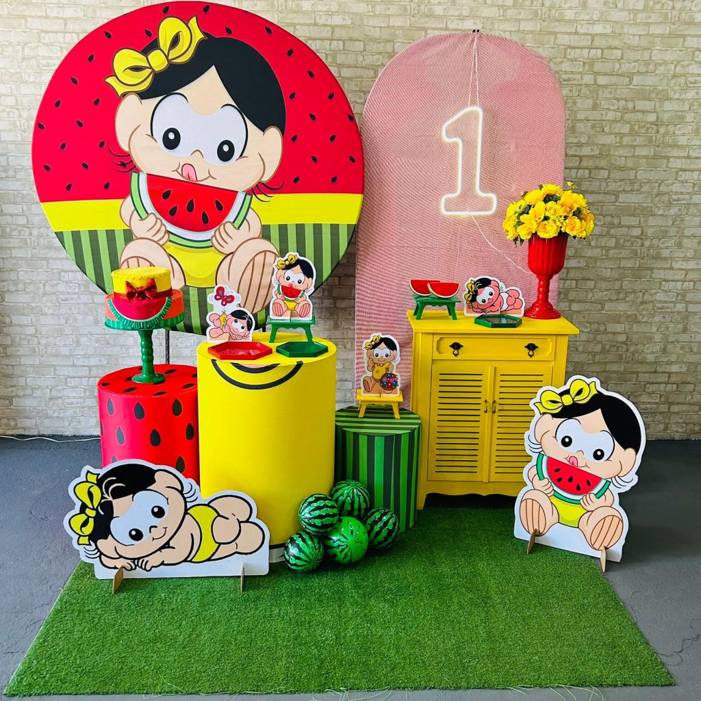 Alugue Tema Para Festa Decoração Magali Baby Tecido ( Modelo 3 ) - Tallentos Decorações 